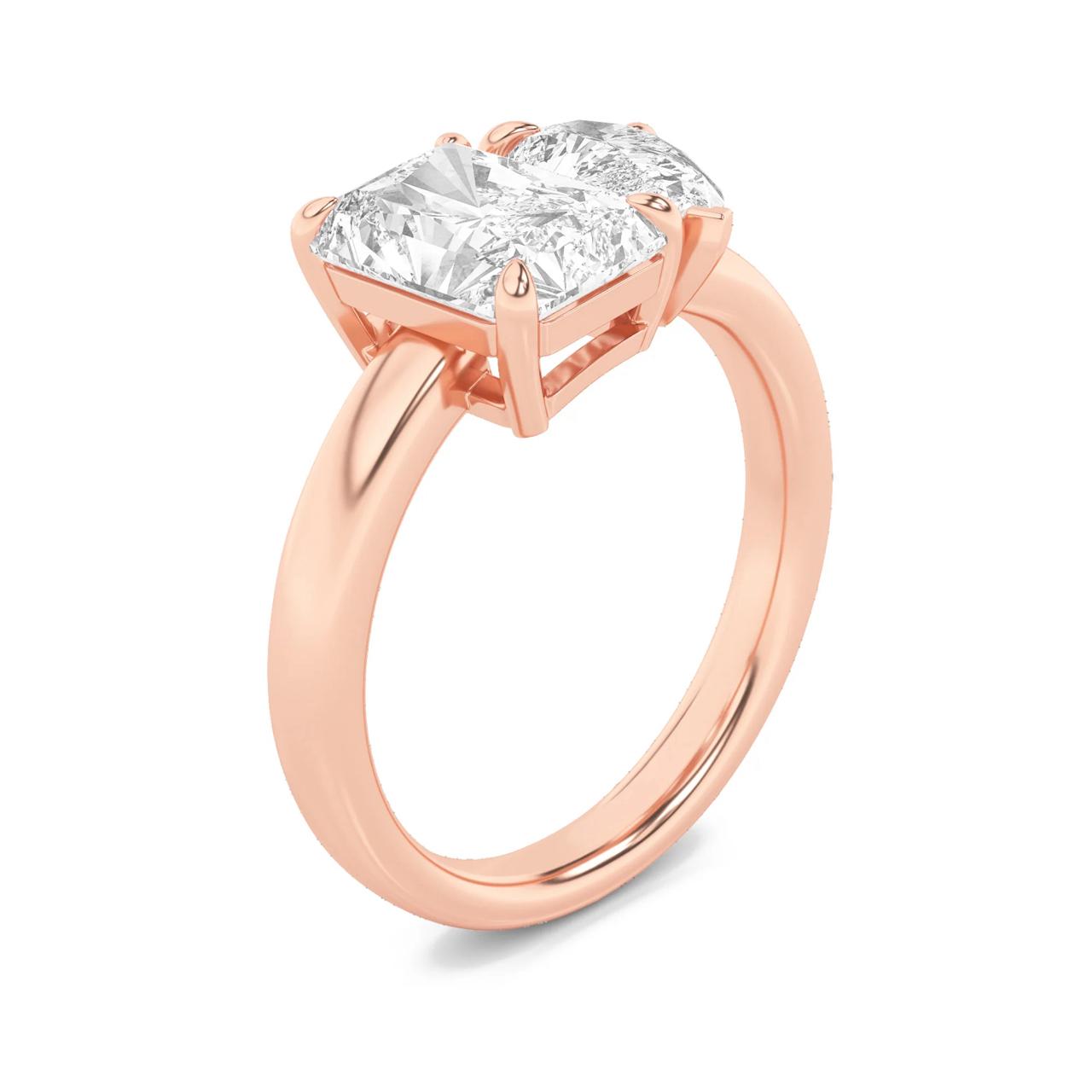 Toi et Moi | Radiant & Pear Lab-Grown Diamond Ring