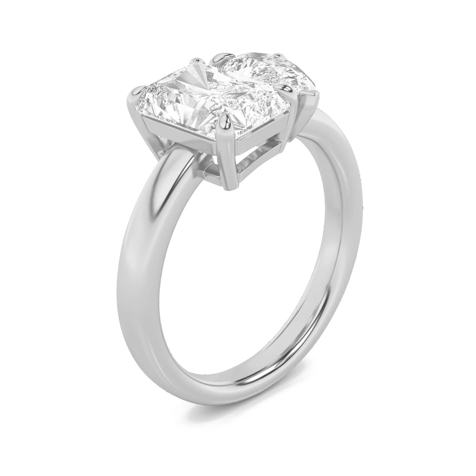 Toi et Moi | Radiant & Pear Lab-Grown Diamond Ring